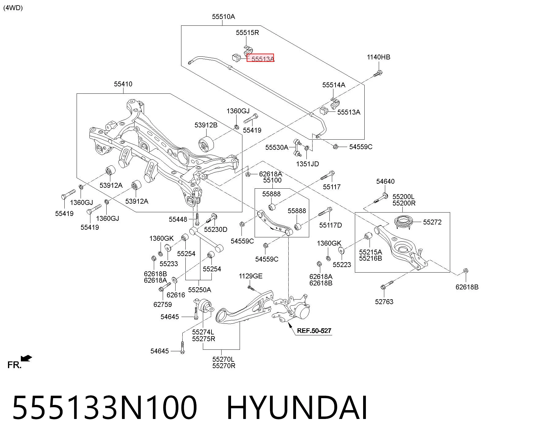 555133N100 Hyundai/Kia