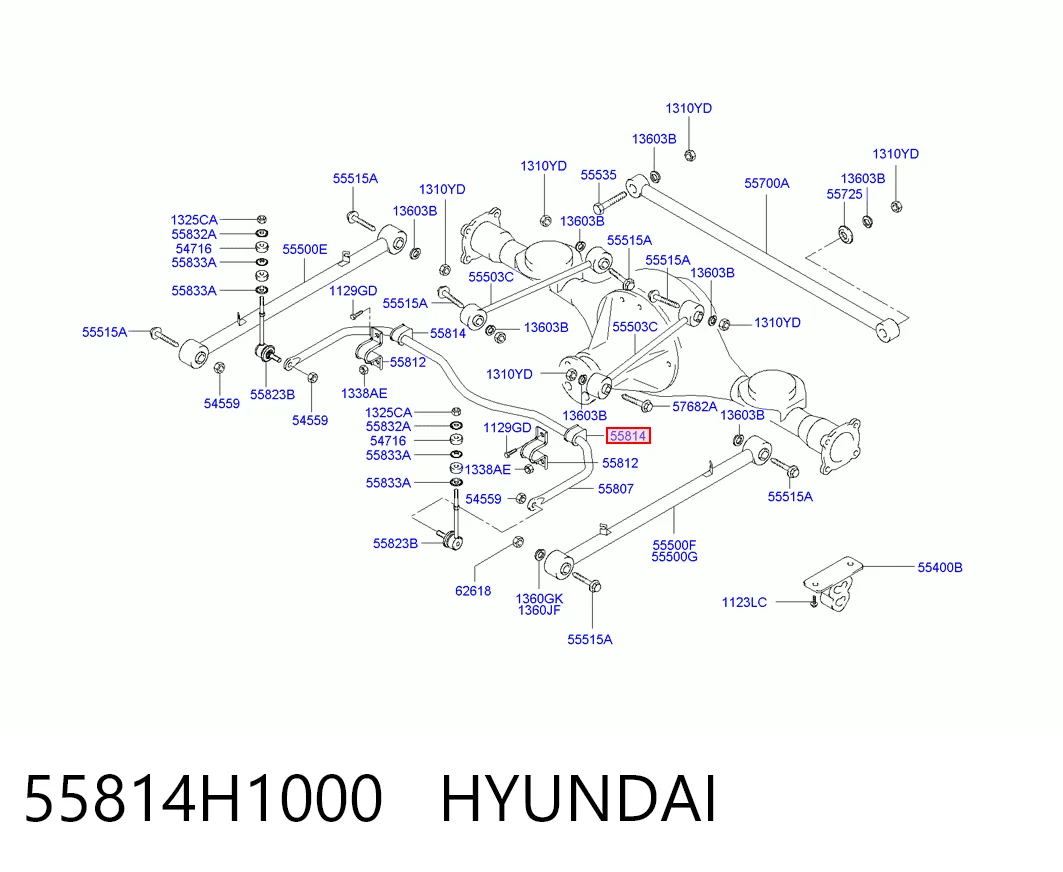55814H1000 Hyundai/Kia