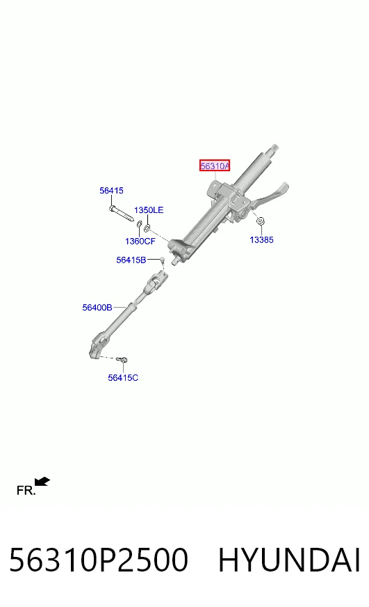 Comprar Columna de dirección Hyundai Tucson IV NX4E a bajo precio