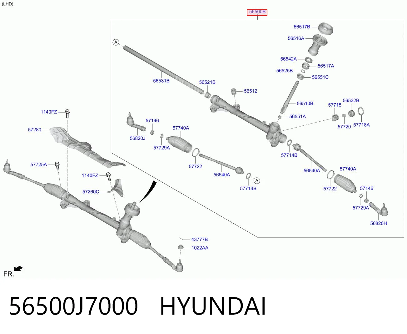 56500J7000 Hyundai/Kia