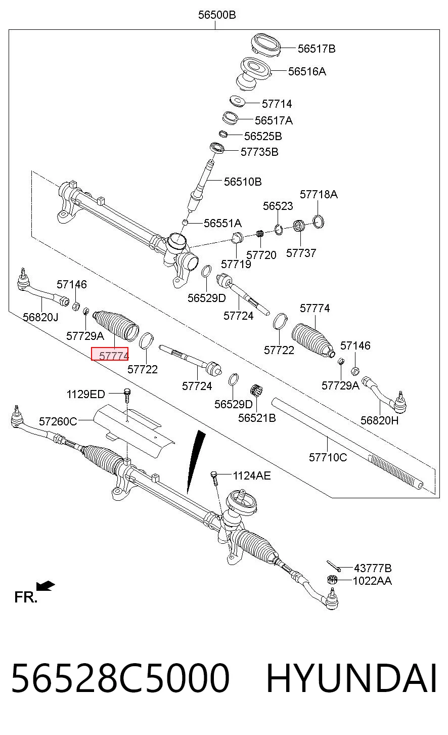 Fuelle dirección para KIA Sorento UM