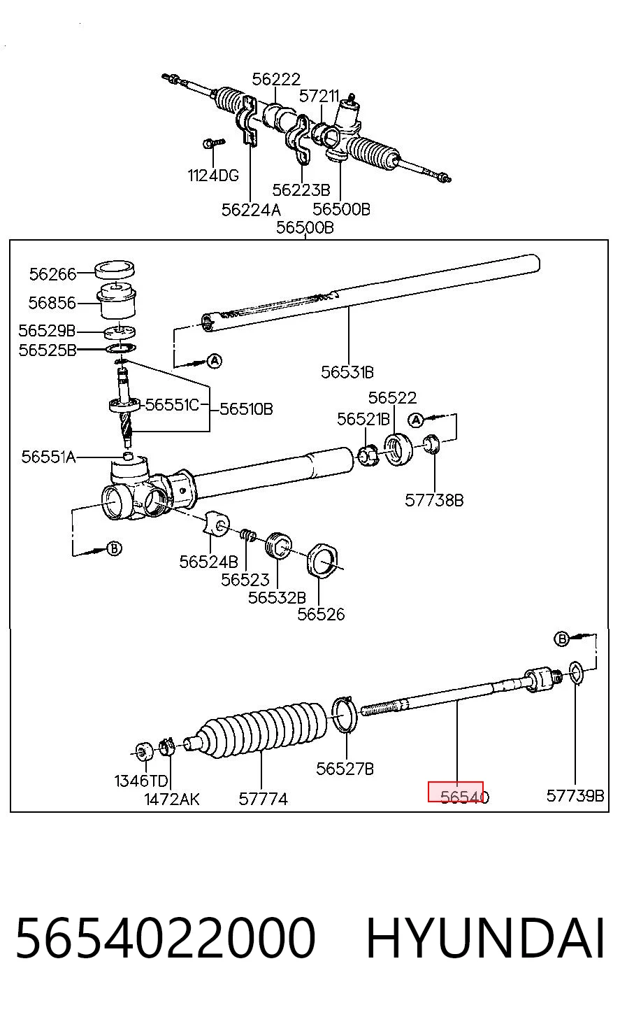 5654022000 Hyundai/Kia