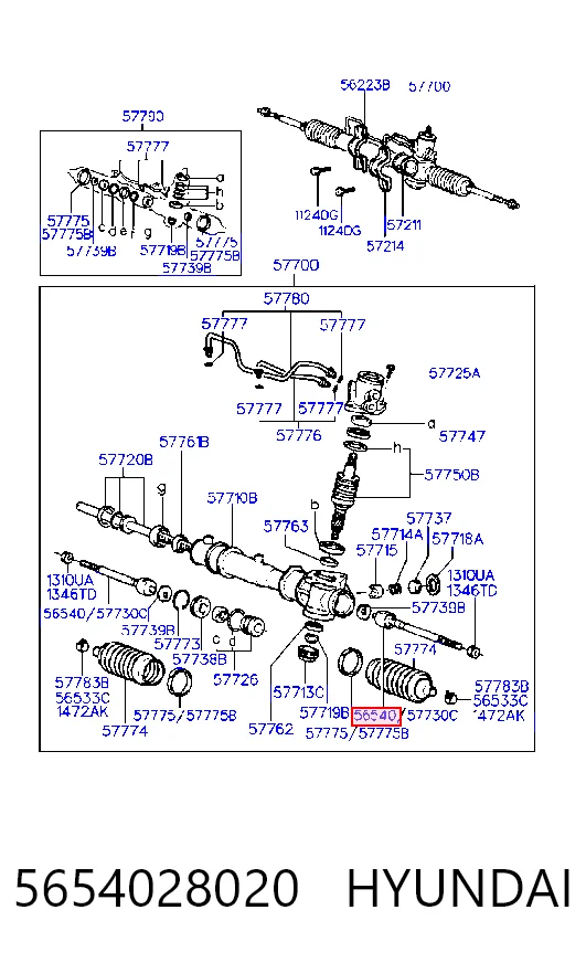 Comprar Barra de dirección Hyundai Sonata II Y-2 a bajo precio