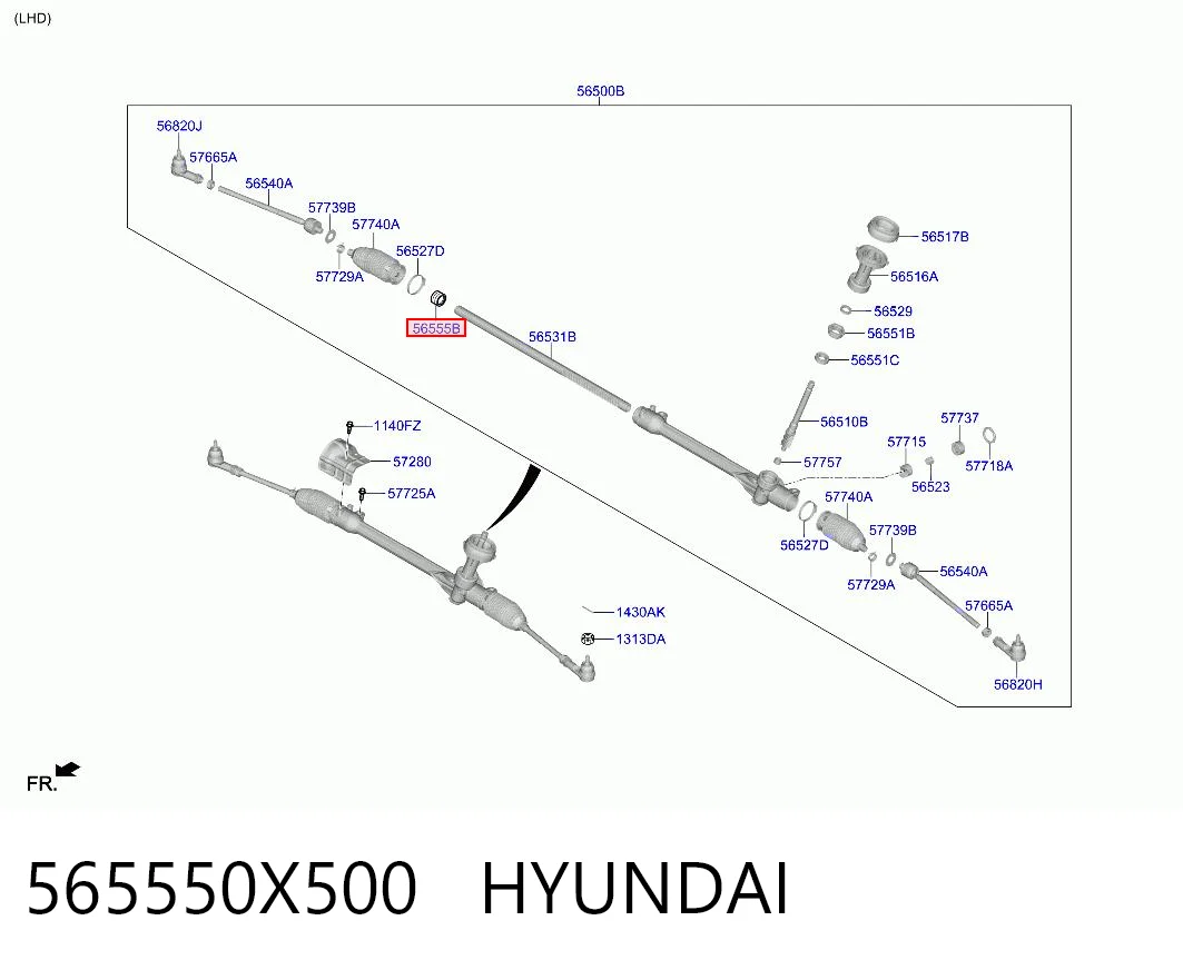 565550X500 Hyundai/Kia