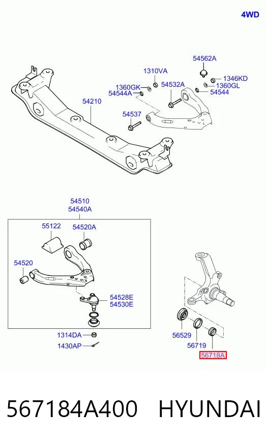 567184A400 Hyundai/Kia