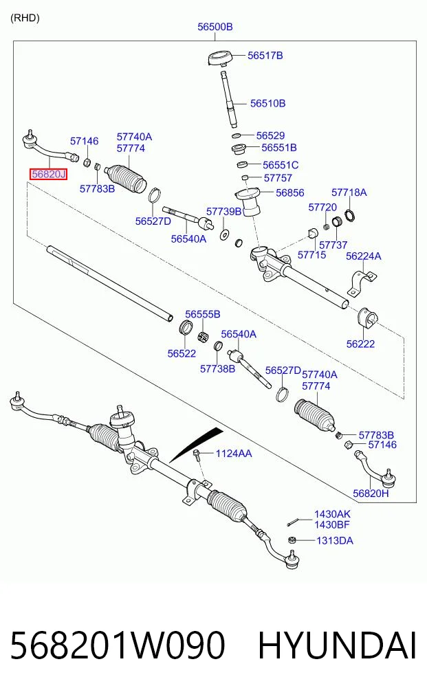 568201W090 Hyundai/Kia