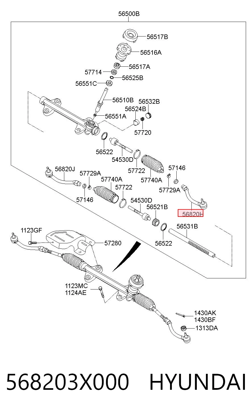 Rótulas de dirección para Hyundai I30  (GDH)