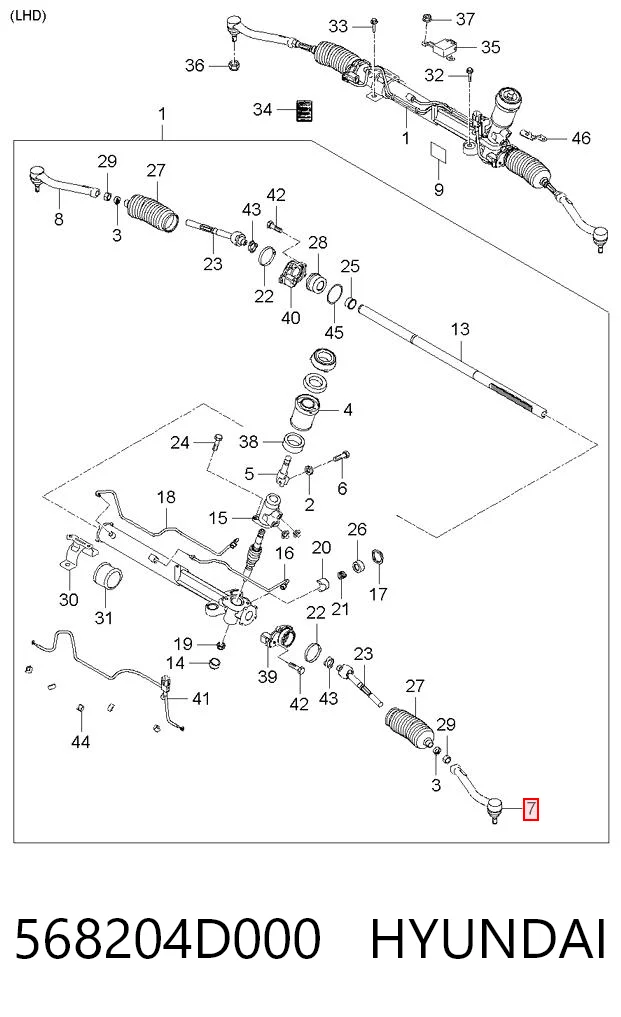 568204D000 Hyundai/Kia
