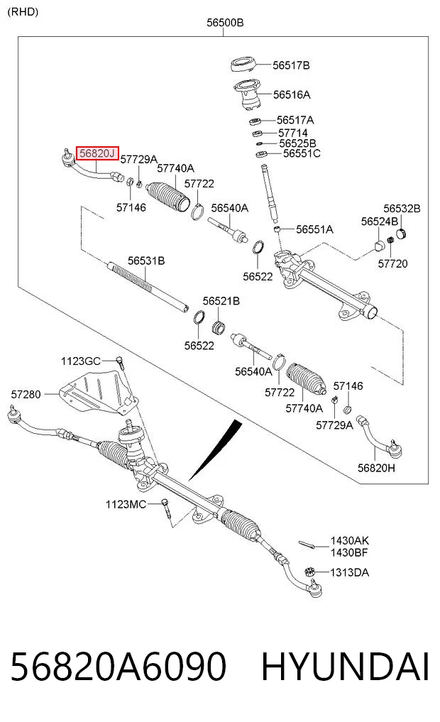 56820A6090 Hyundai/Kia