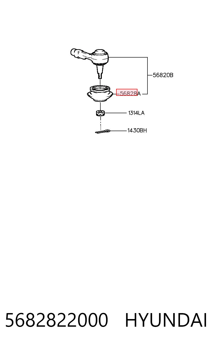 5682822000 Hyundai/Kia