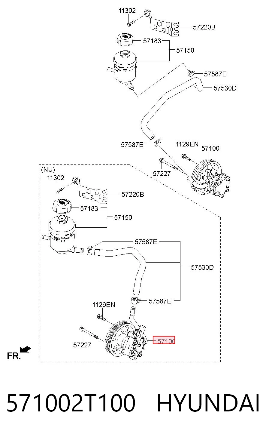 Bomba de dirección asistida  KIA Optima III sedán (TF) (2010 - 2017) precio, desde 170,16 EUR