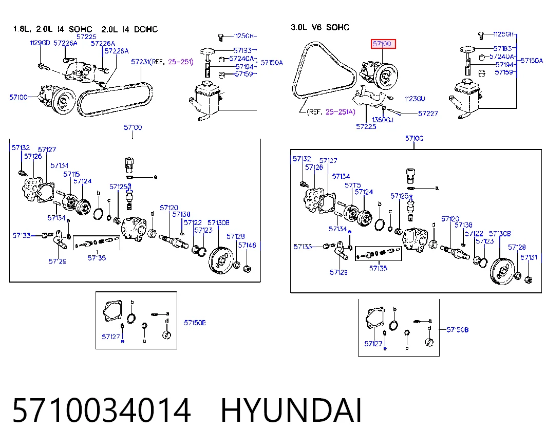 Comprar Bomba de dirección Hyundai Sonata III 