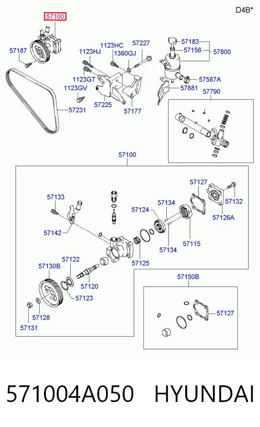 571004A050 Hyundai/Kia