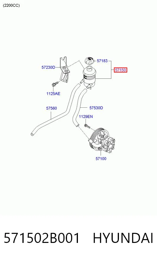 571502B001 Hyundai/Kia