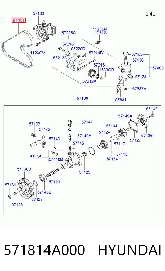 571814A000 Hyundai/Kia