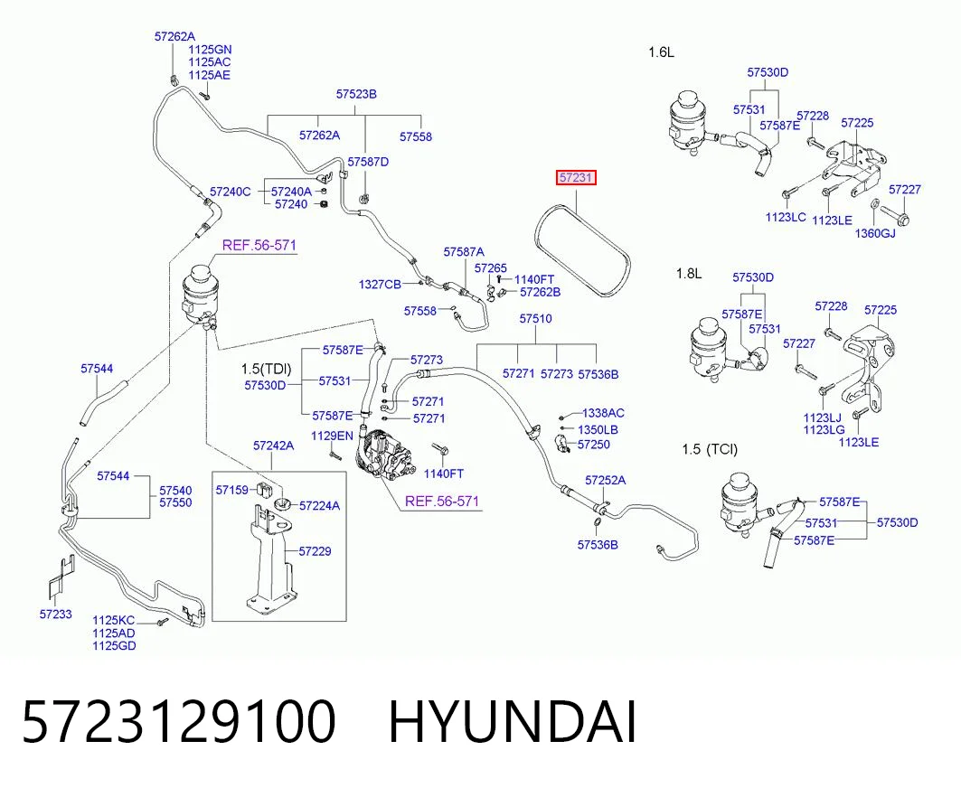 5723129100 Hyundai/Kia