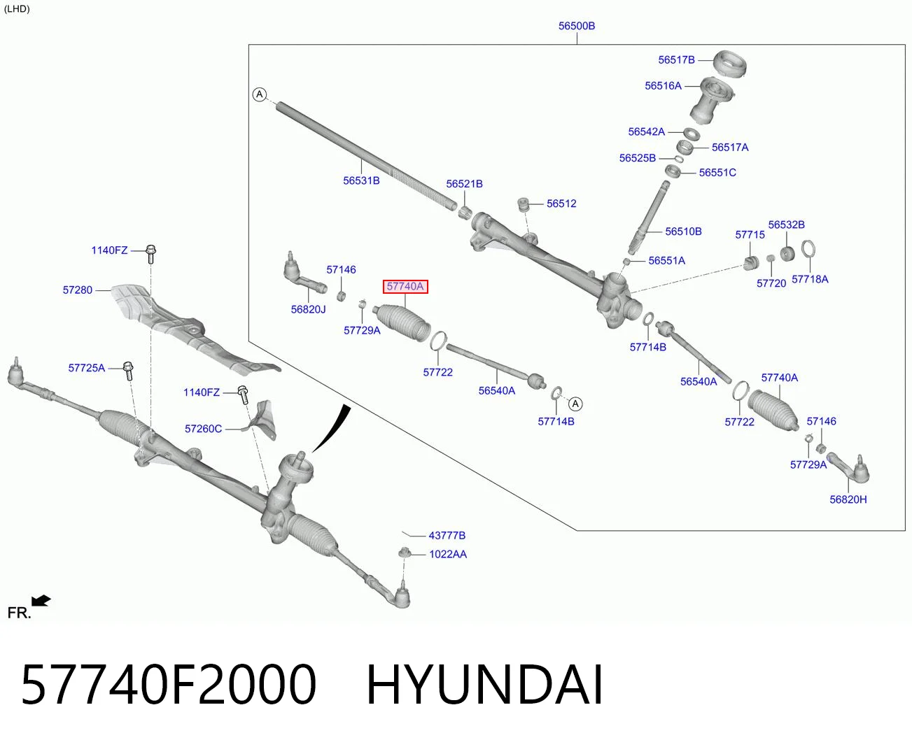 Comprar Fuelle dirección Hyundai I30  PD