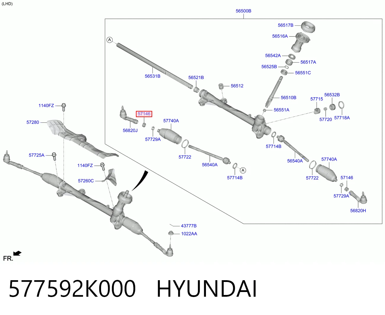 577592K000 Hyundai/Kia