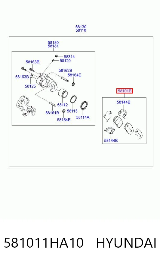 581011HA10 Hyundai/Kia