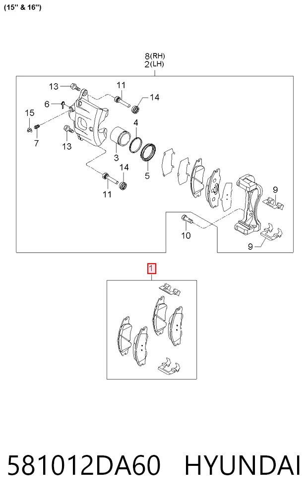 581012DA60 Hyundai/Kia