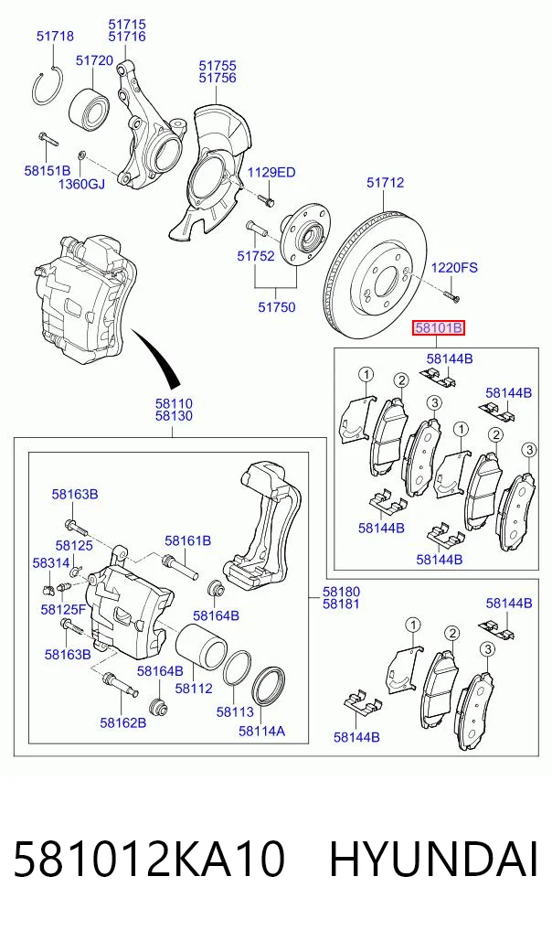 581012KA10 Hyundai/Kia