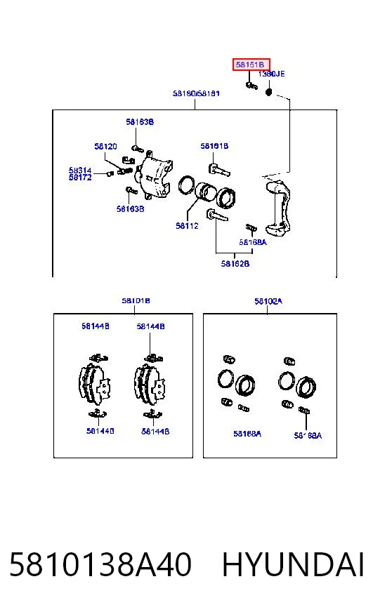 5810138A40 Hyundai/Kia