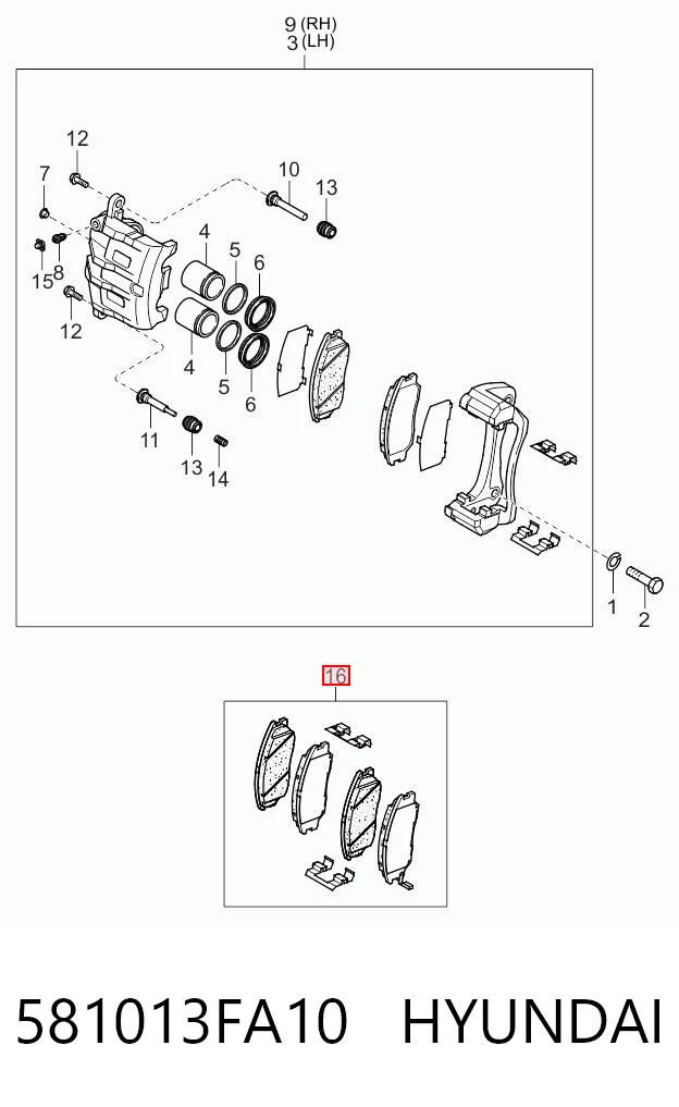 581013FA10 Hyundai/Kia