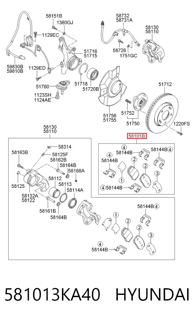 581013KA40 Hyundai/Kia