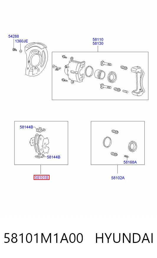 58101M1A00 Hyundai/Kia