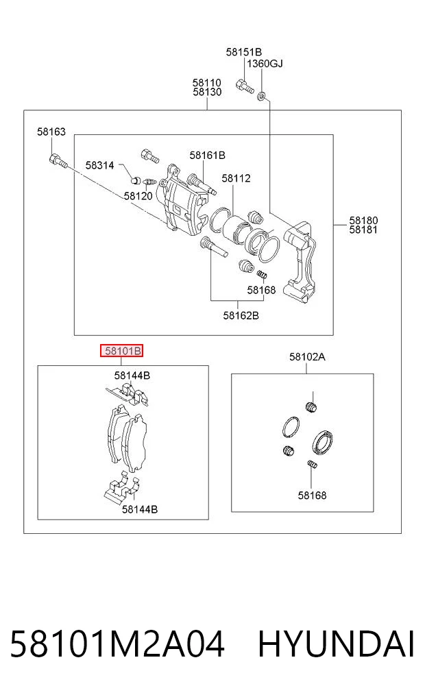 58101M2A04 Hyundai/Kia