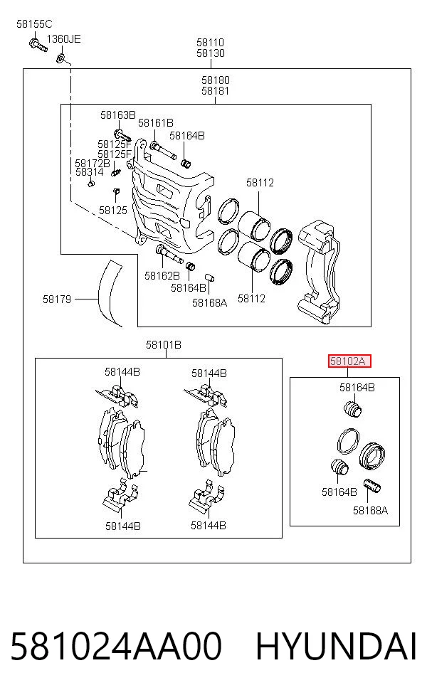 581024AA00 Hyundai/Kia