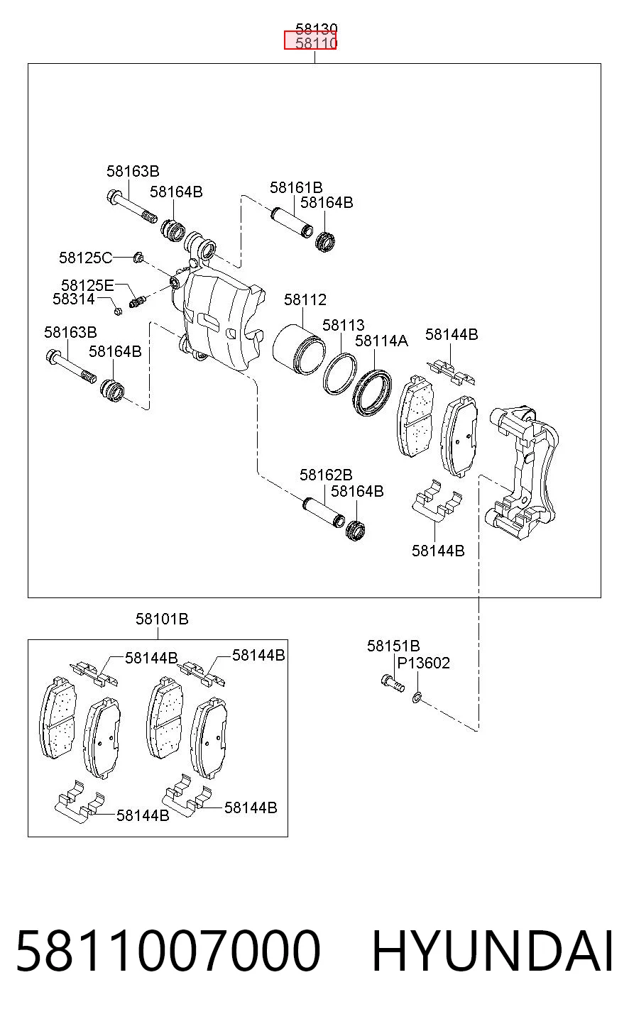 5811007000 Hyundai/Kia