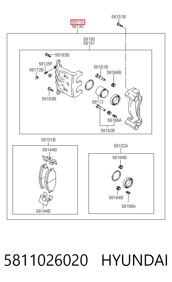 5811026020 Hyundai/Kia