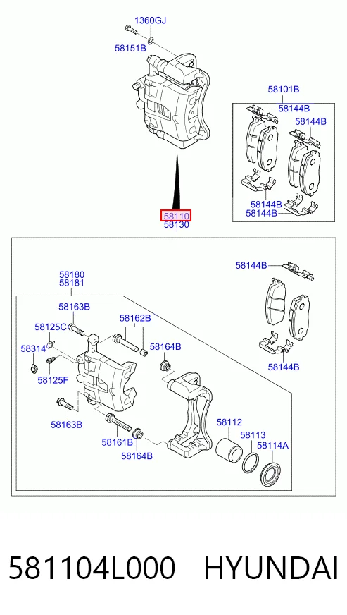 581104L000 Hyundai/Kia
