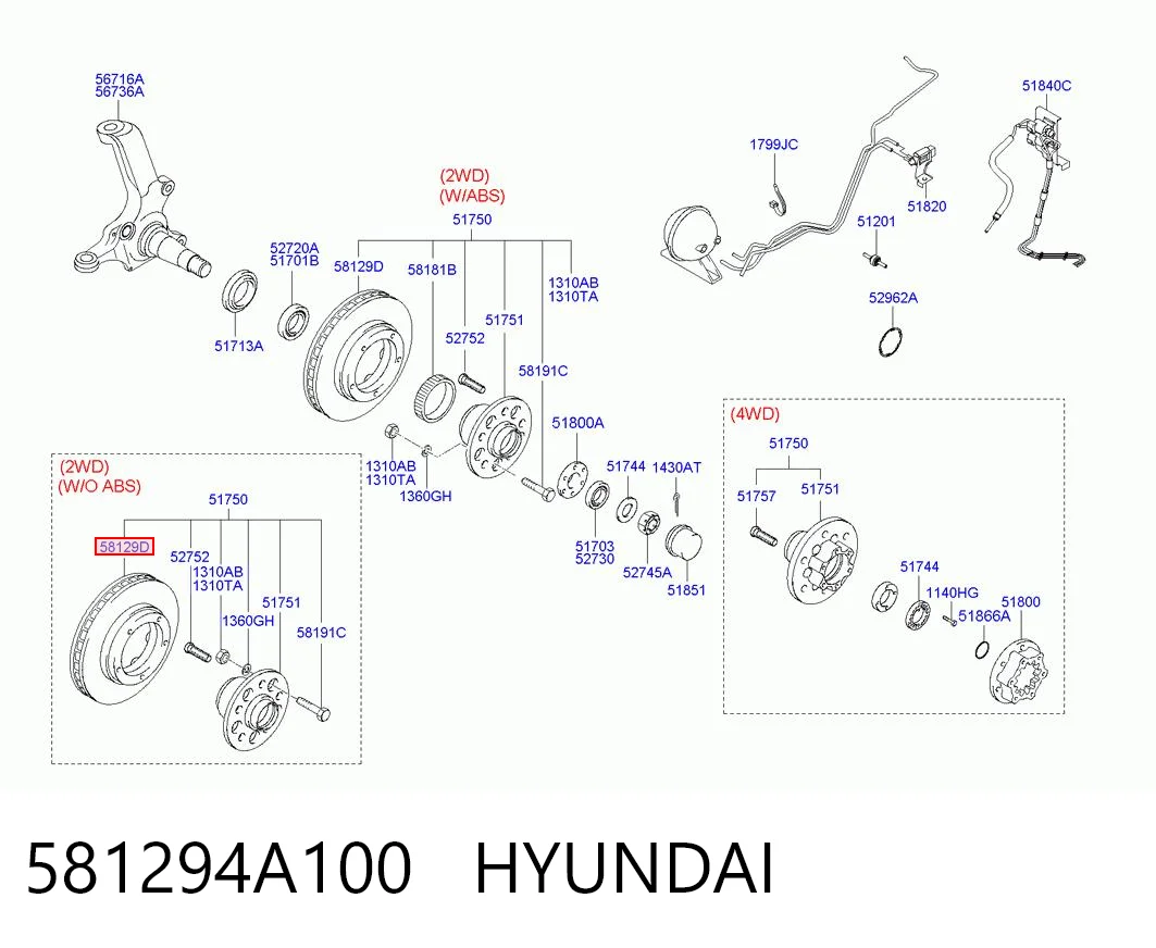 581294A100 Hyundai/Kia
