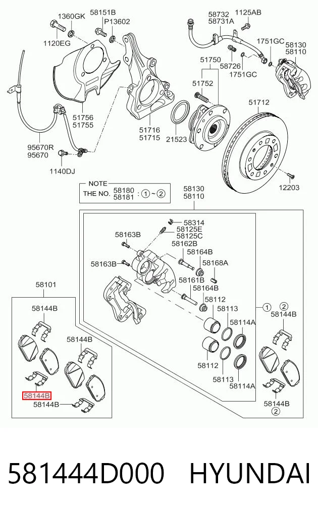 581444D000 Hyundai/Kia