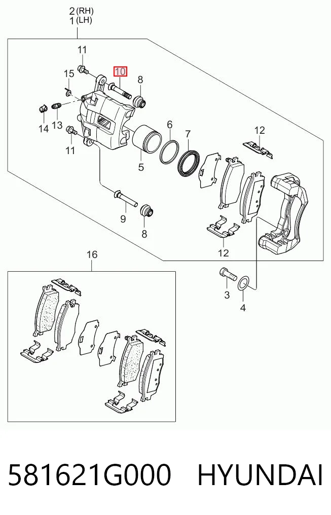 581621G000 Hyundai/Kia