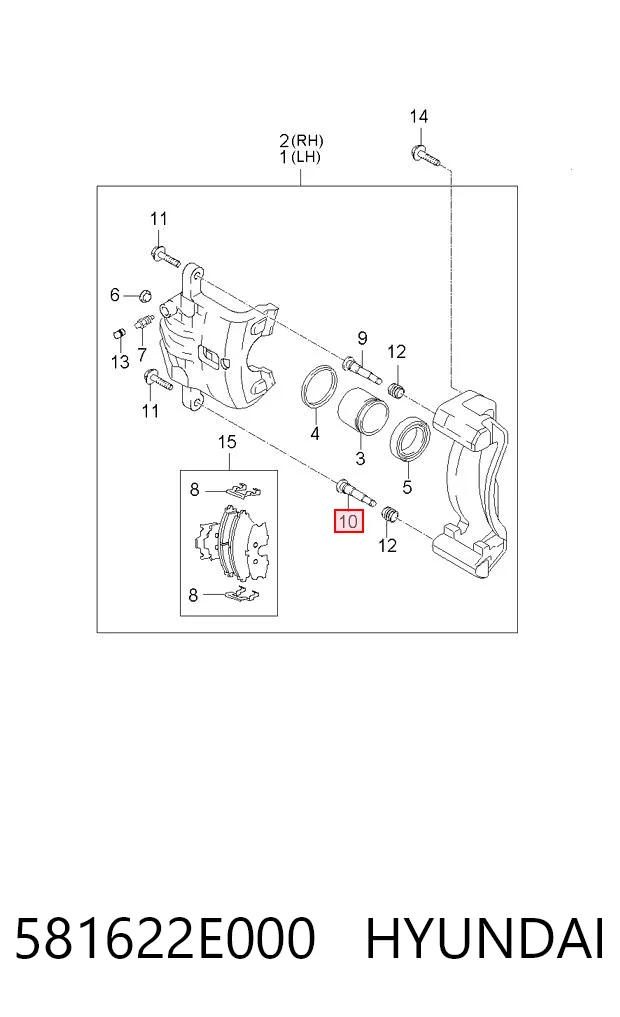 581622E000 Hyundai/Kia
