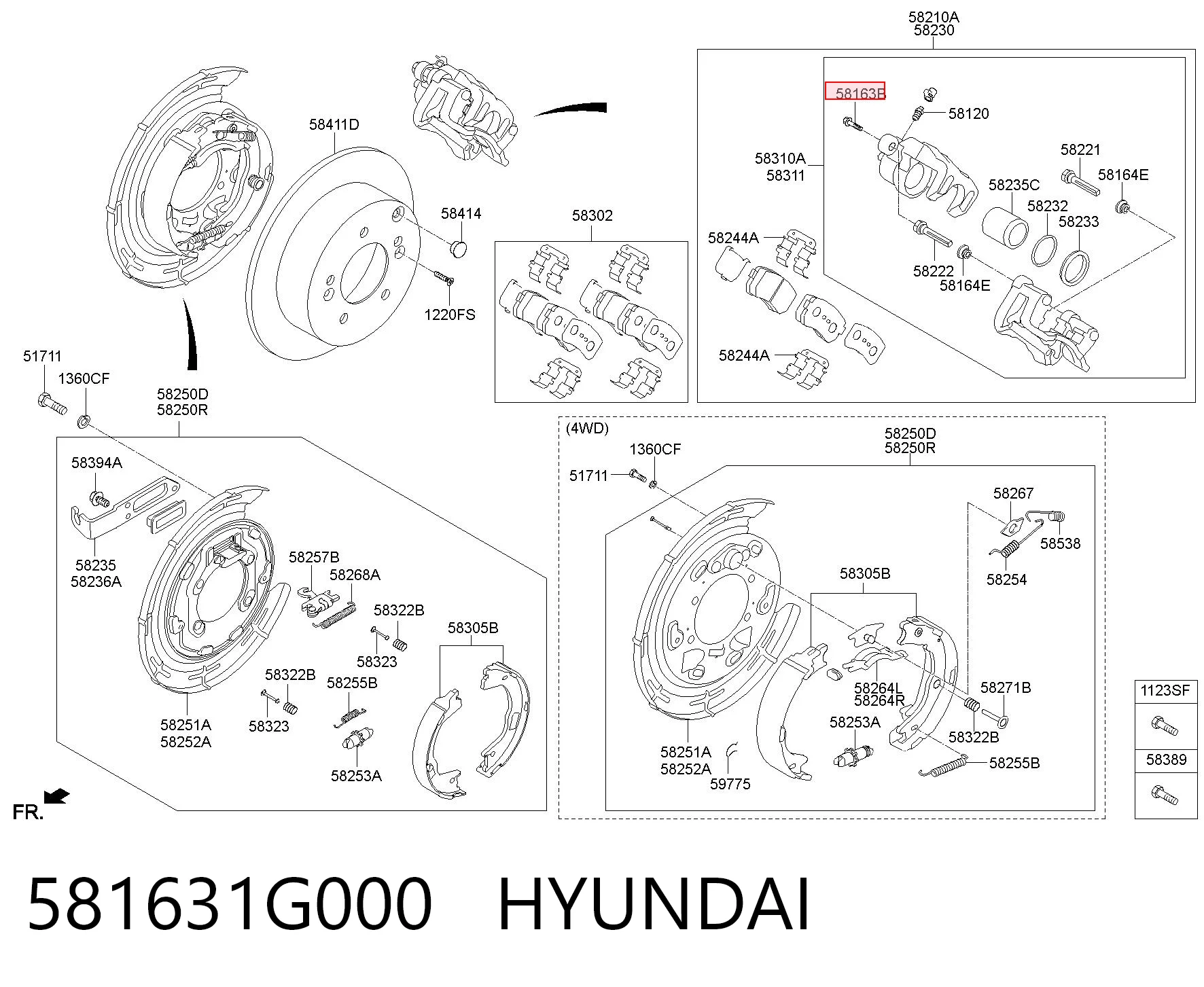 581631G000 Hyundai/Kia