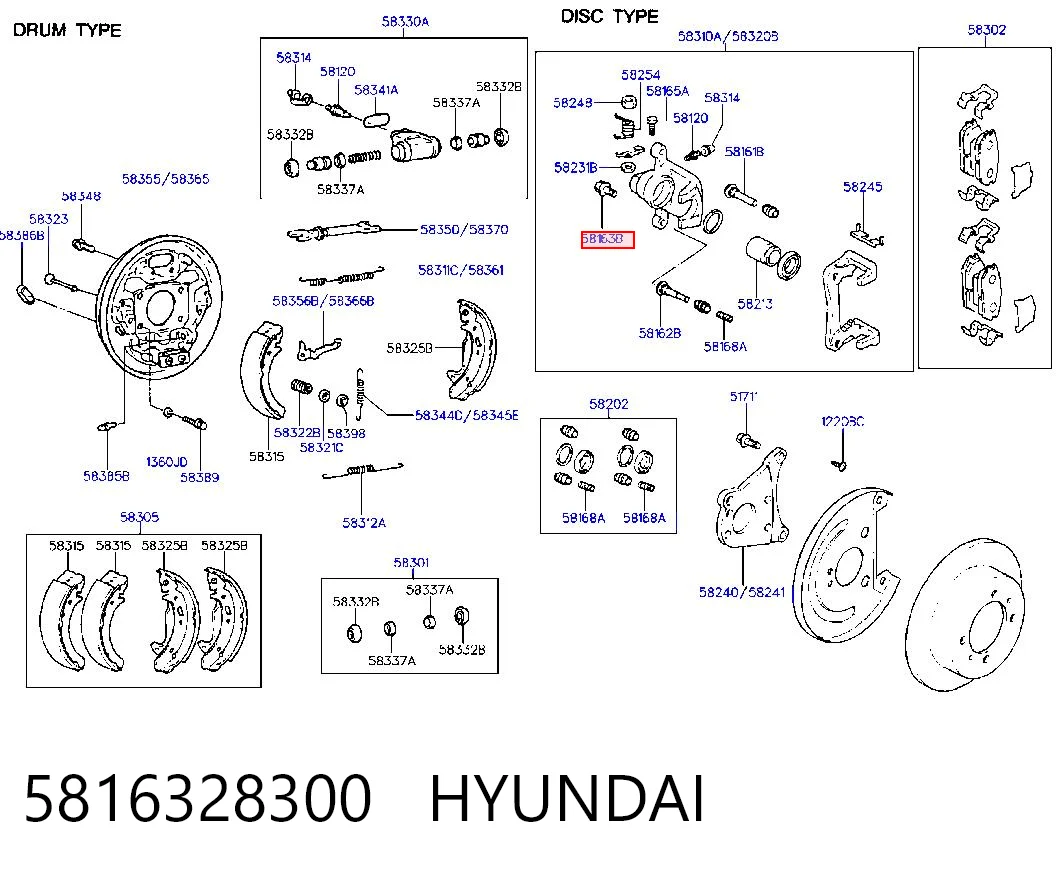 5816328300 Hyundai/Kia