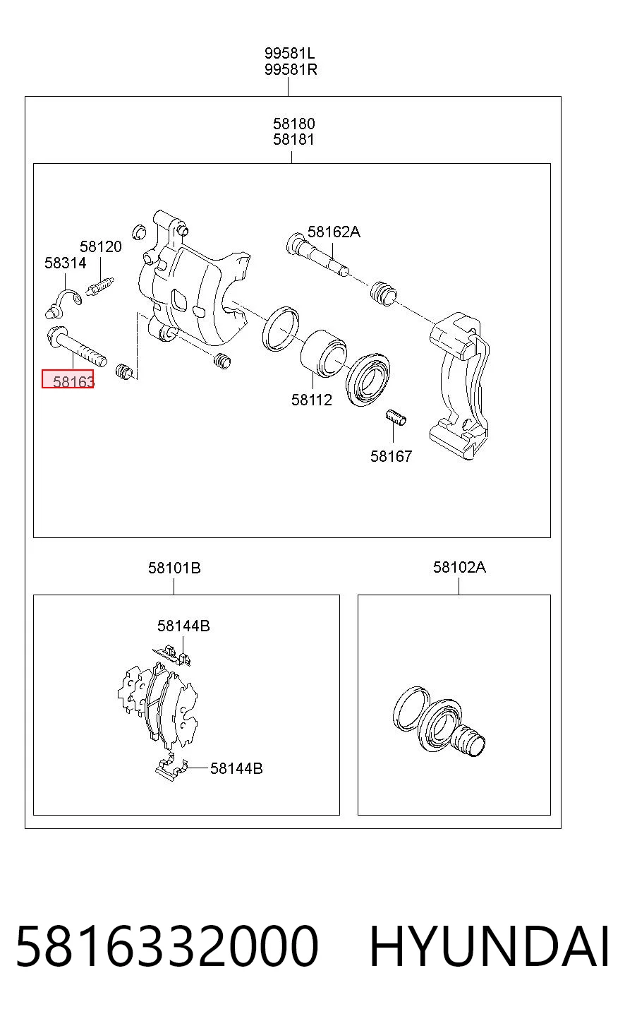 5816332000 Hyundai/Kia
