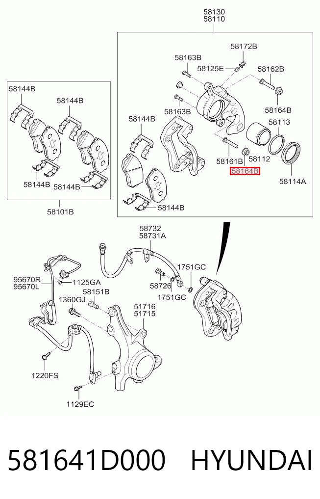 581641D000 Hyundai/Kia