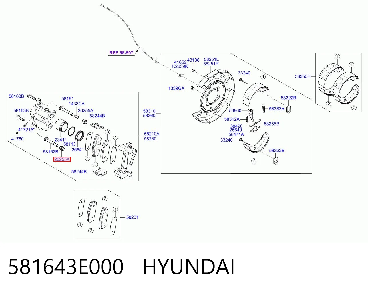 581643E000 Hyundai/Kia