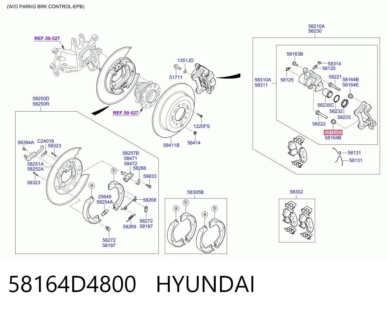 58164D4800 Hyundai/Kia