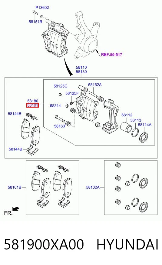 581900XA00 Hyundai/Kia