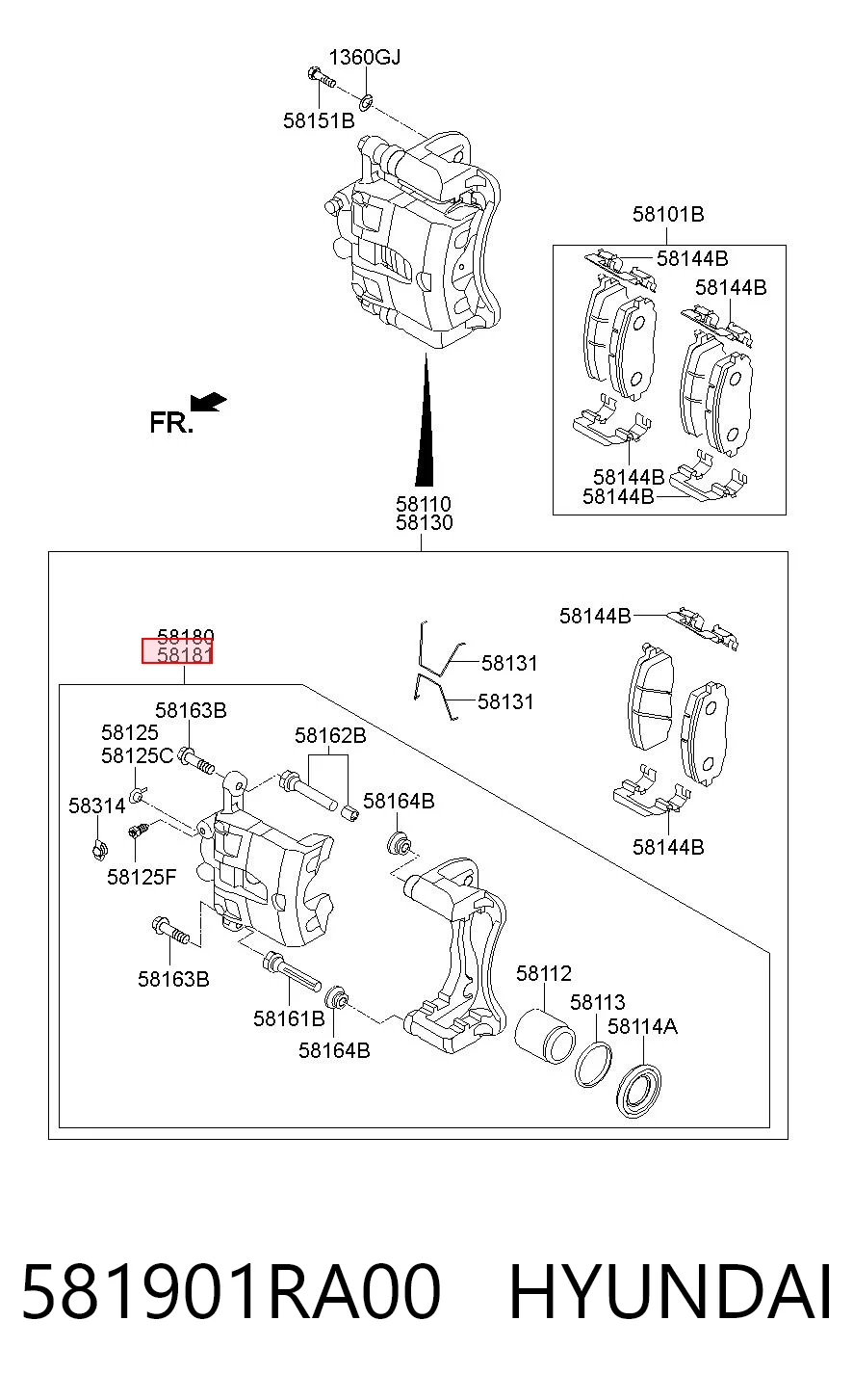 581901RA00 Hyundai/Kia