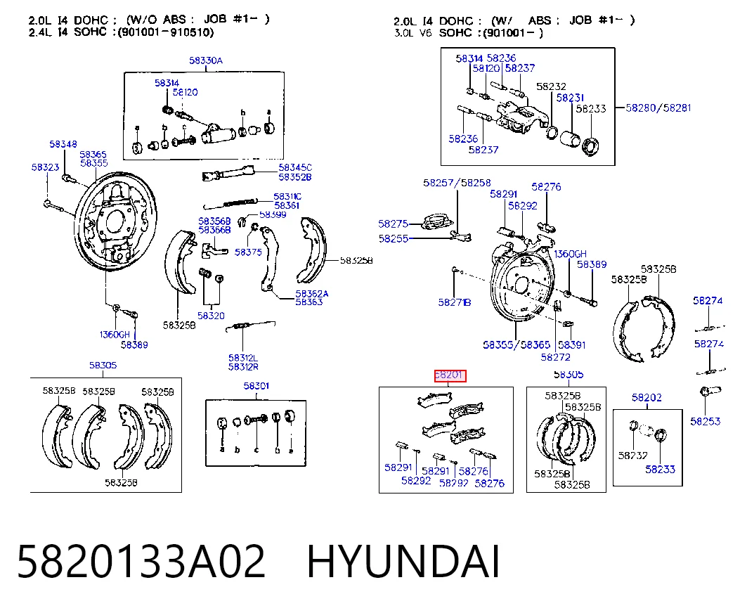 5820133A02 Hyundai/Kia