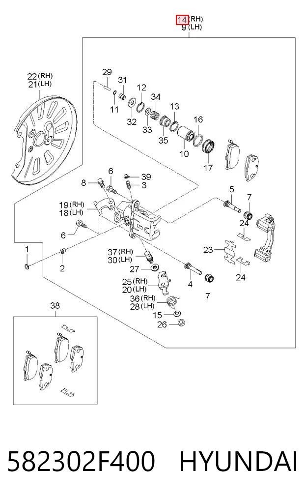 582302F400 Hyundai/Kia