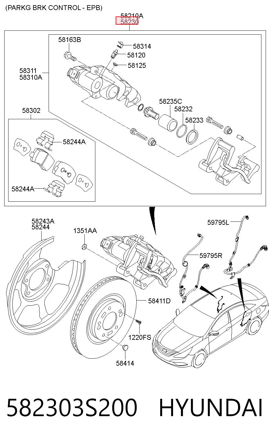 582303S200 Hyundai/Kia