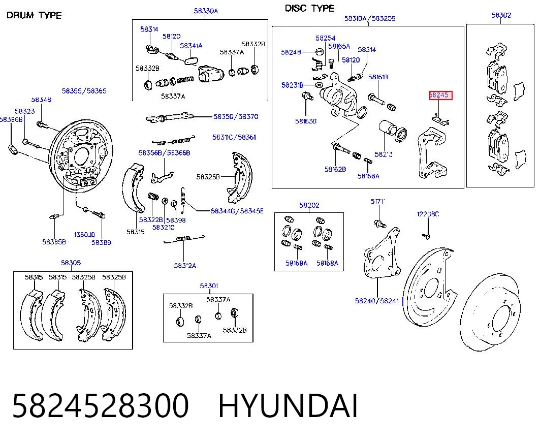 5824528300 Hyundai/Kia